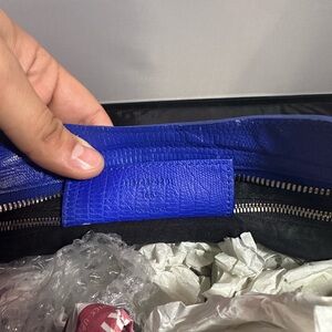 Balenciaga Royal Blue Textured Tote